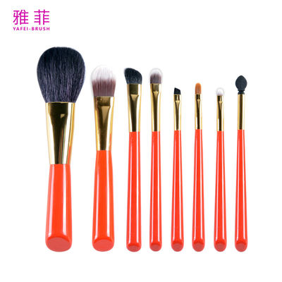 comprare 137A10908 Spazzola per il trucco a manico in legno Set piccolo 8PCS Set di spazzole per il trucco portatili fabbricazione online