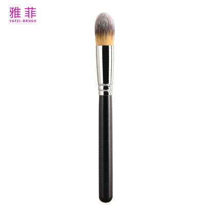 comprare A31 Private Label Flame Shaped Fluffy Foundation Brush con pelo di nylon morbido fabbricazione online