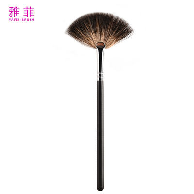 comprare A58 OEM spazzola di trucco a forma di ventola fissa Fine Raccoon Dog Hair Makeup Brush fabbricazione online