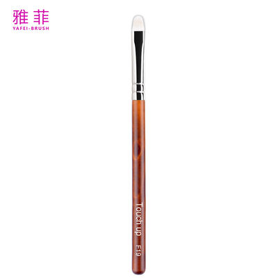 comprare F19 Single Eye Shadow Brush White Capello di capra Splatter Brush Manico di legno Personalizzare 100% Controllato fabbricazione online