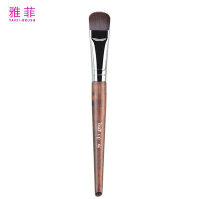 comprare TOUCH UP 06 Private Label Fine Thin Flat Liquid Concealer Foundation Brush Capelli sintetici rame OEM ODM Manufacturer fabbricazione online
