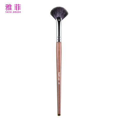 comprare TOUCH UP 09 Professional Custom Capelli di capra Ventilatore trucco spazzola Precisione evidenziare Contorno naso occhi ombra Manico di legno fabbricazione online