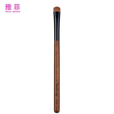 comprare T11 Private Label 100% Kolinsky Sable Puro Testa Piatta Ombre degli occhi Spazzola Capelli naturali fabbricazione online