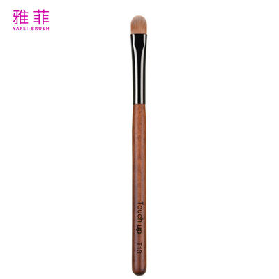 comprare T13 Personalizzato 100% Kolinsky Sable Pure Eyeshadow Makeup Beauty Tool Legno Manico Capelli Naturali fabbricazione online