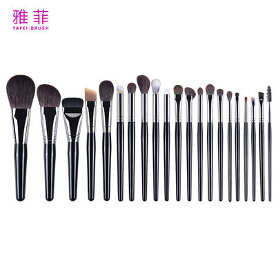 comprare 293A07026 Spazzole per trucco naturali per capelli di animali 26Pcs Set di spazzole per trucco professionale fabbricazione online