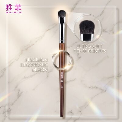 comprare Luxury Smudge Eyeshadow Brush Premium Sable Hair Design personalizzabile Applicatore di trucco per gli occhi con maniglia ergonomica fabbricazione online