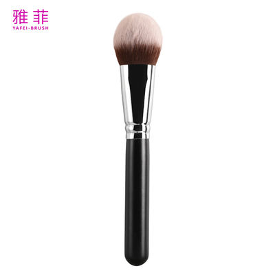 A08 Capelli di nylon curvi, capelli rotondi, spazzole per il trucco, spazzole cosmetiche sintetiche personalizzabili