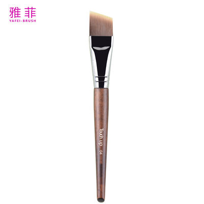 TOUCH UP 04 Stile spazzola capelli sintetici rame multifunzionale angolare trucco spazzola manifattore