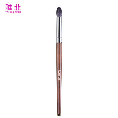 TOUCH UP 11 Professional Fingertip Smudge Single Nature Hair Wood Handle Eye Shadow Blending Brushes