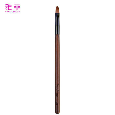 T23 OEM ODM Kolinsky Sable Hair Wood Handle Etichetta privata Dettaglio di labbra singola Spazzola di trucco di moda