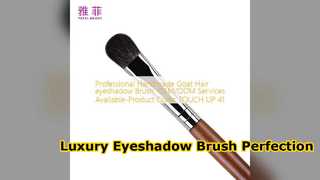 Pennello per ombretto in pelo di capra di lusso OEM ODM